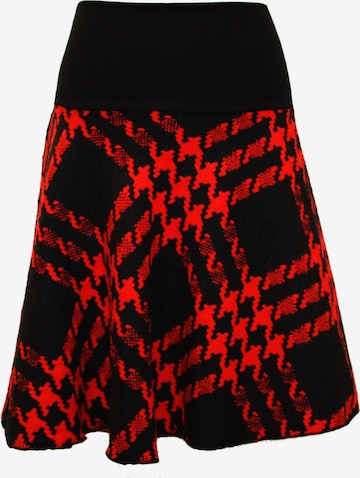 dunkle design Rock 'Boucle' in Rot: Vorderseite