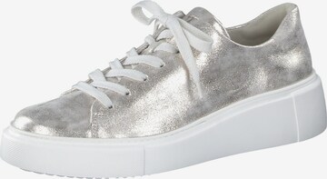 Sneaker bassa 'SUPER SOFT' di Paul Green in argento: frontale