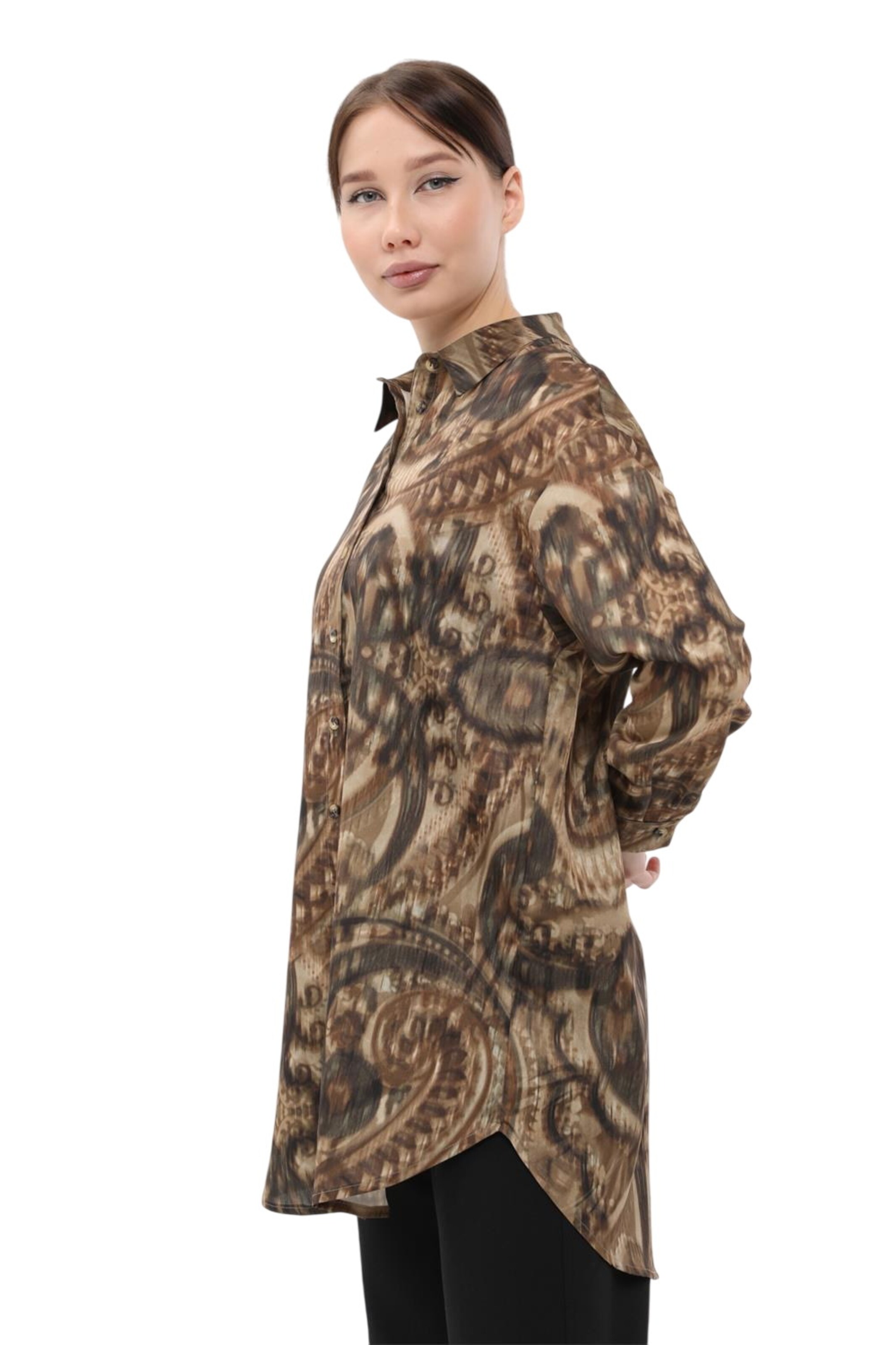 HOME STORE Blouse in Bruin