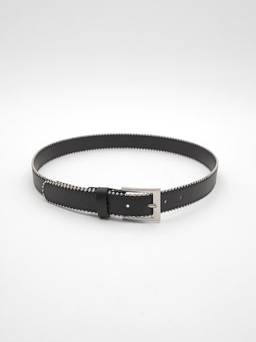 Pull&Bear Pasek w kolorze czarny