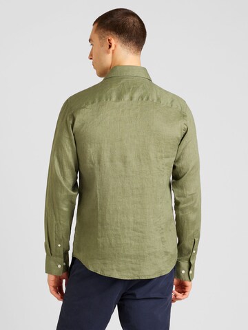 Slim fit Camicia 'Perth' di Bruun & Stengade in verde