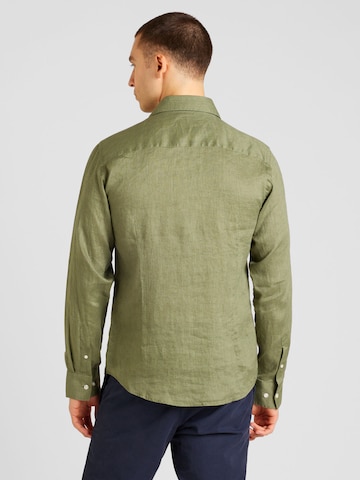 Slim fit Camicia 'Perth' di Bruun & Stengade in verde