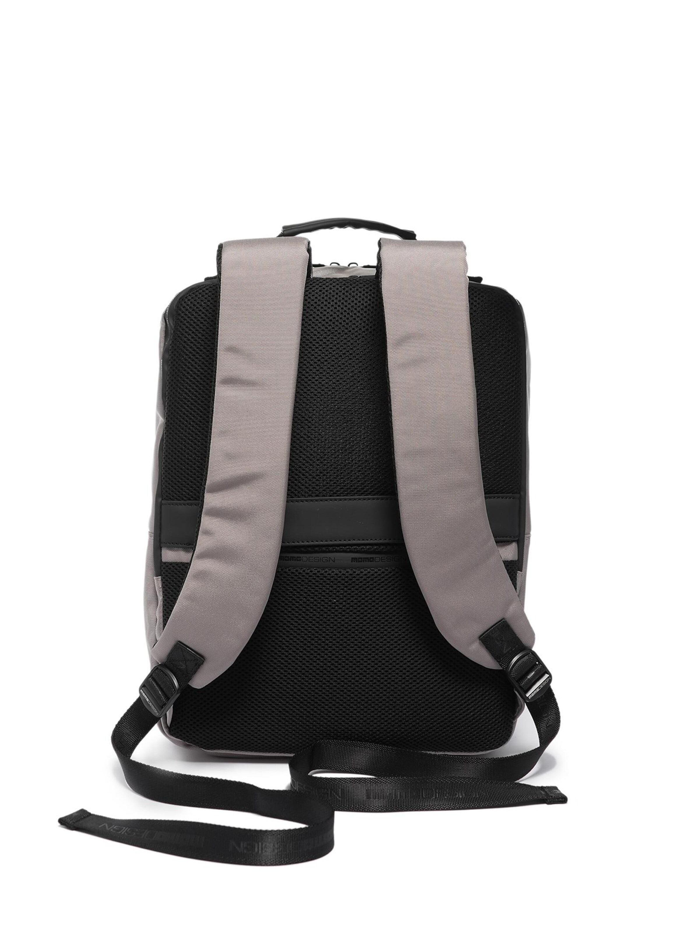 Zaino 'Zaino Momo Design Poliestere con Zip e Tasche Organizzate 31,5x39,5 cm' di Momo Design in grigio