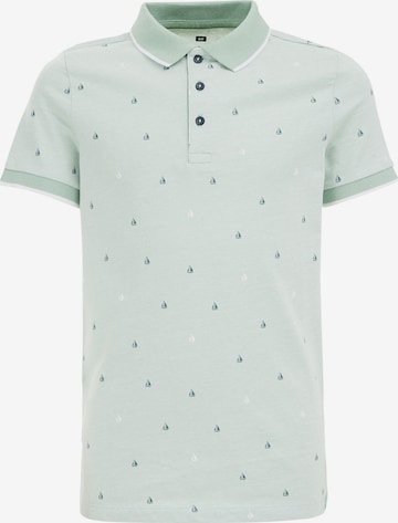 WE Fashion Shirt in Groen: voorkant