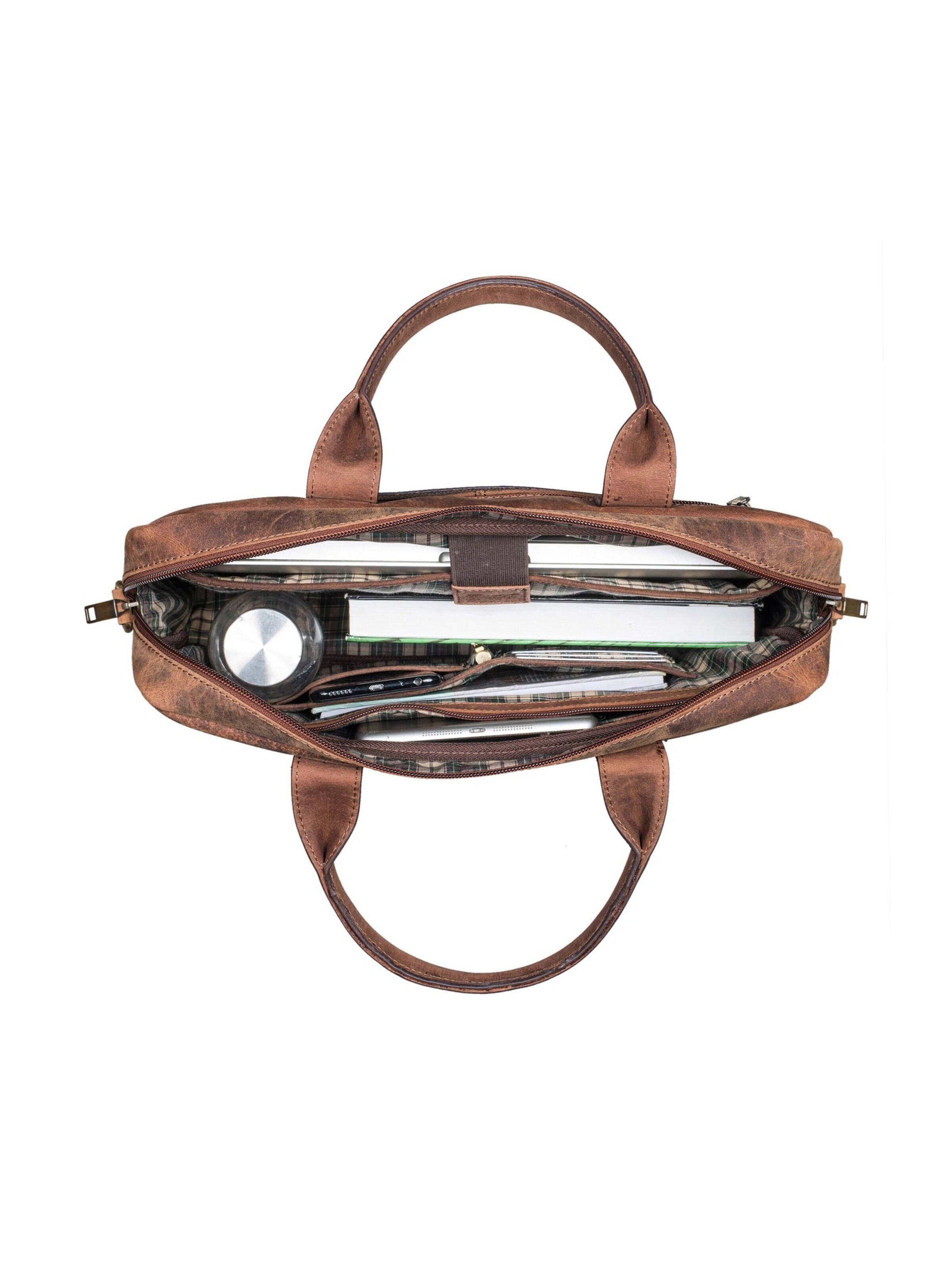 Benthill Laptop Bag in Brown