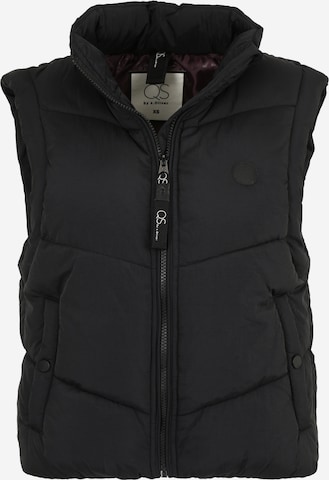 QS Bodywarmer in Zwart: voorkant