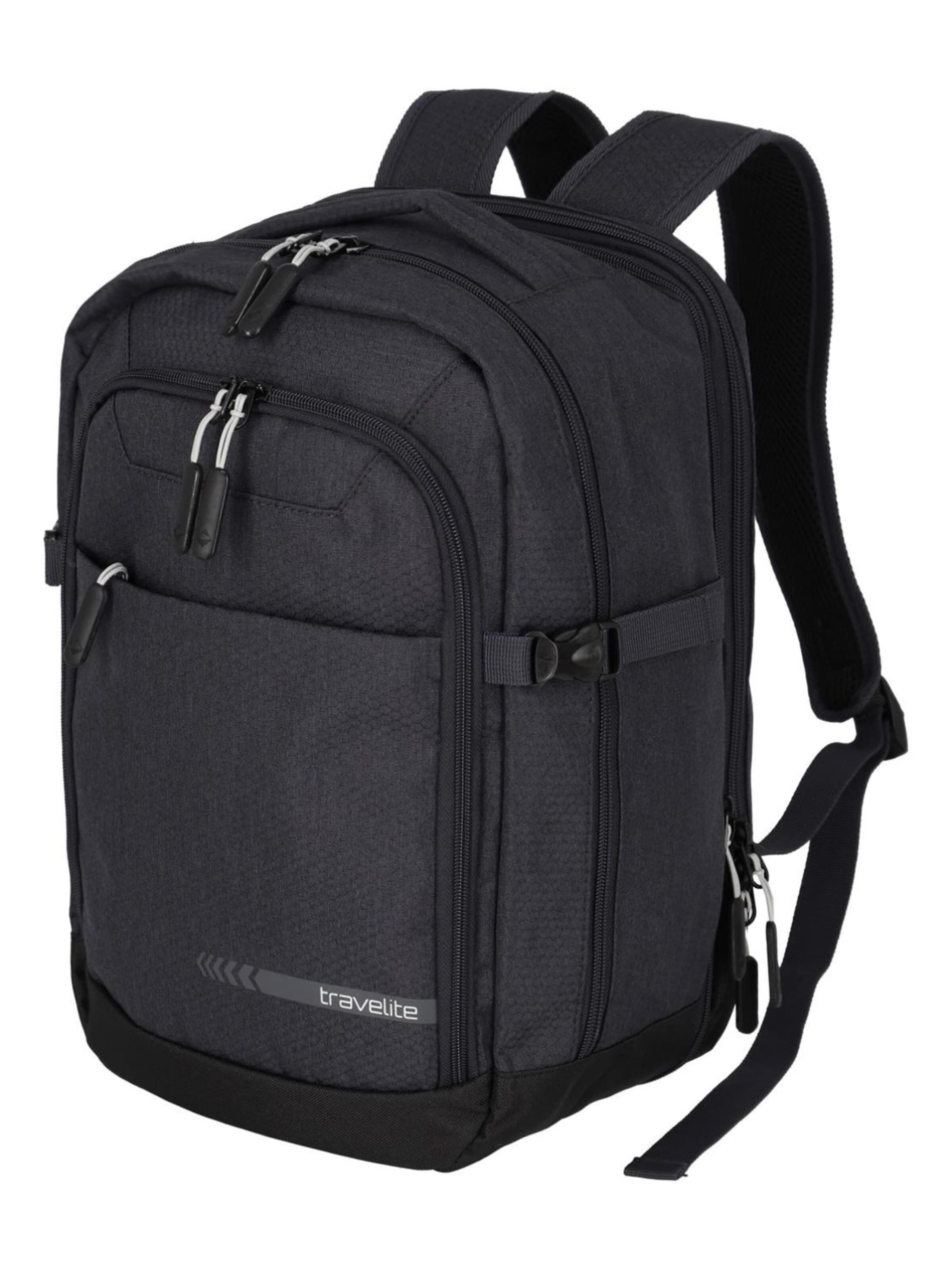 TRAVELITE - Mochila en gris: frente