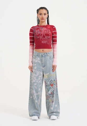 Ed Hardy Shirt in Rot