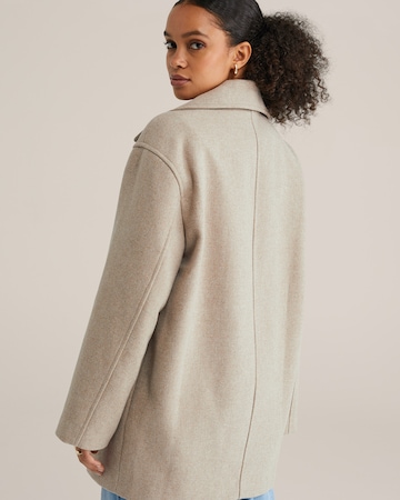 WE Fashion - Sobretudo meia-estação em bege