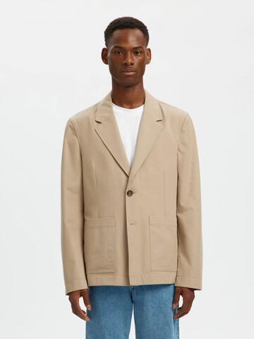 Comfort fit Giacca da completo di SELECTED in grigio: frontale