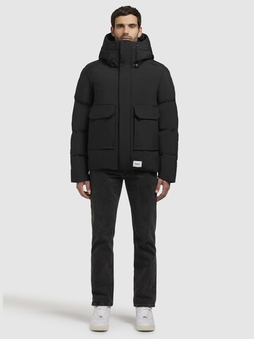 khujo Winter Jacket 'Hinto2' in Black