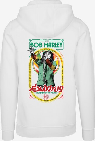 Sweat-shirt 'Bob Marley Reggae Music Exodus Singing' F4NT4STIC en blanc