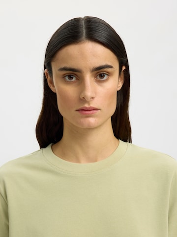 Tricou 'SLFEssential' de la SELECTED pe verde