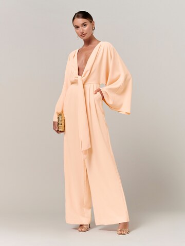 Tuta jumpsuit 'SASSY' di Sável in arancione