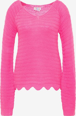 IZIA Sweater in Pink: front