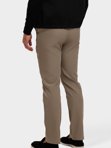 Richesse Regular Chino 'ESSENTIALS SMARTS PANTS CAMEL' in Beige