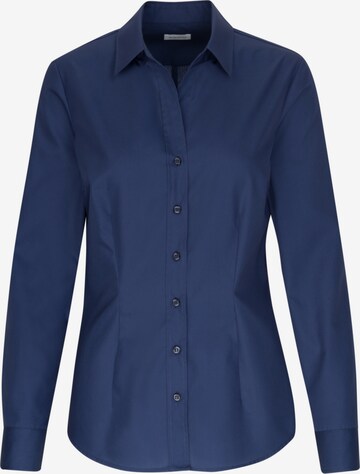 SEIDENSTICKER Blouse ' Schwarze Rose ' in Blue: front