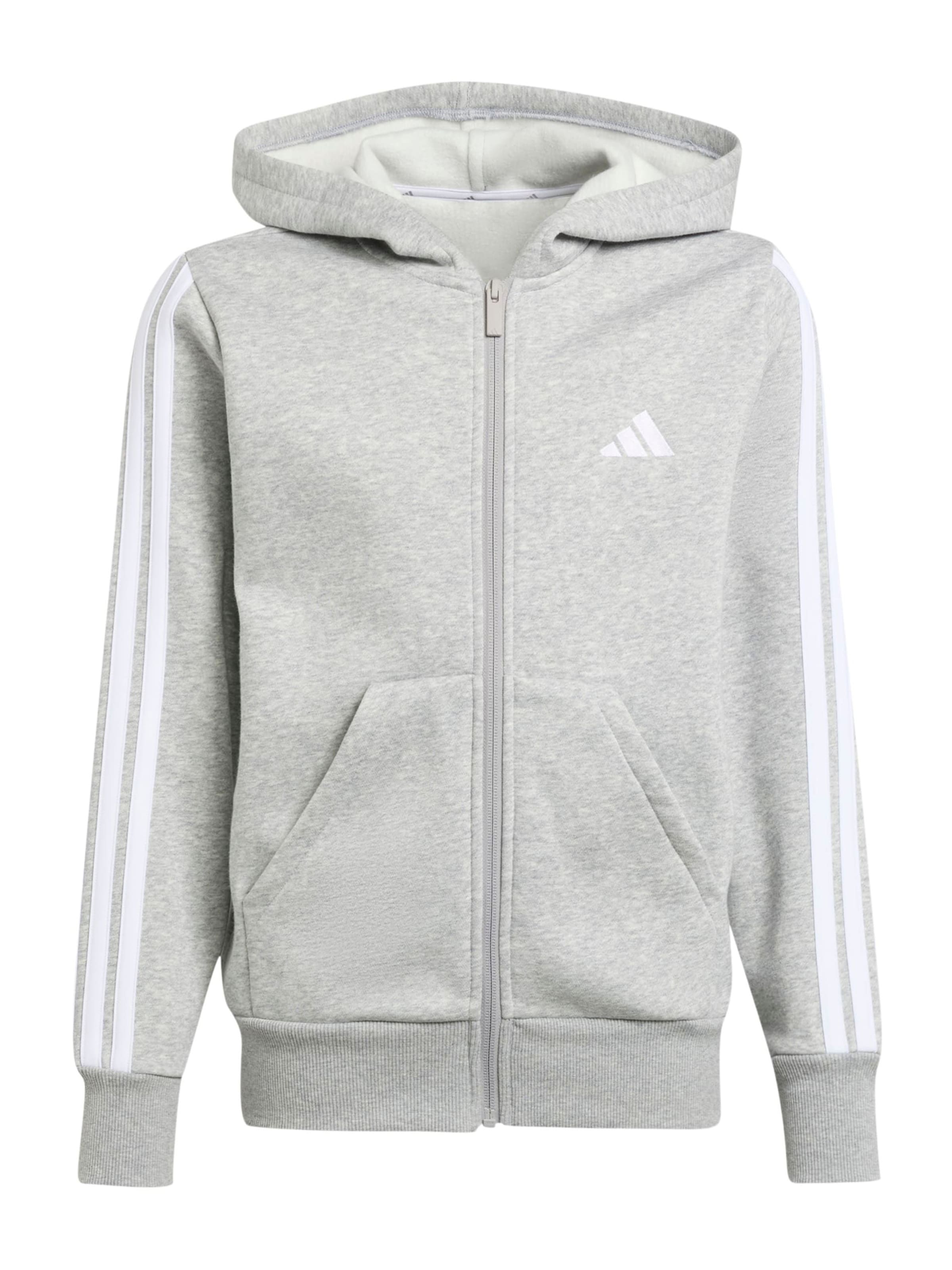 Veste de survêtement ADIDAS SPORTSWEAR en gris : devant