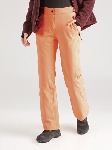 Regular Pantalon outdoor CMP en orange : devant