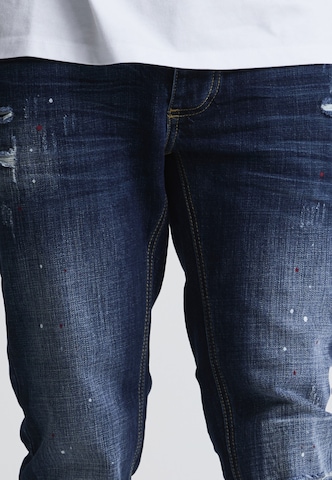 Alessandro Zavetti - Tapered Calças de ganga 'Sebastiano' em azul