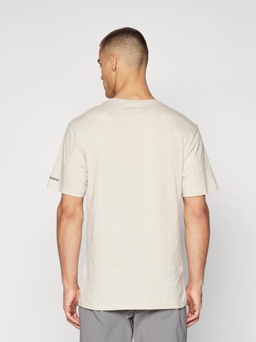 Tricou funcțional 'Path Lake' de la COLUMBIA pe bej: spate