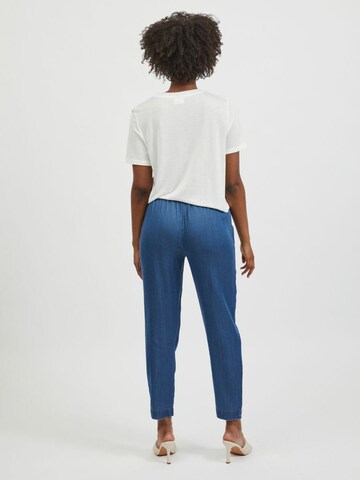 VILA Tapered Pants 'BESS' in Blue