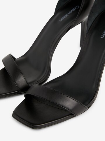 Calvin Klein Strap Sandals in Black