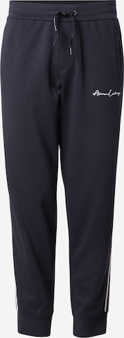 ARMANI EXCHANGETapered Hlače - plava boja: prednji dio