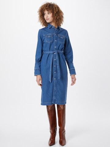 Pepe Jeans - Vestidos camiseiros 'SCARLETT' em azul: frente