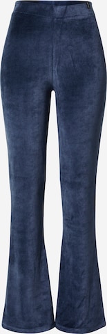 VIERVIER Flared Pants 'Luna' in Blue: front