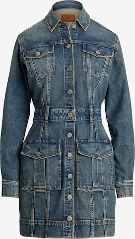 Lauren Ralph LaurenKošulja haljina - plava boja: prednji dio