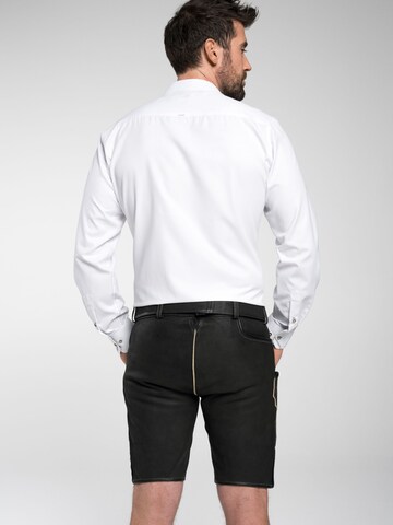 SPIETH & WENSKY Regular fit Traditional button up shirt 'Folker' in White