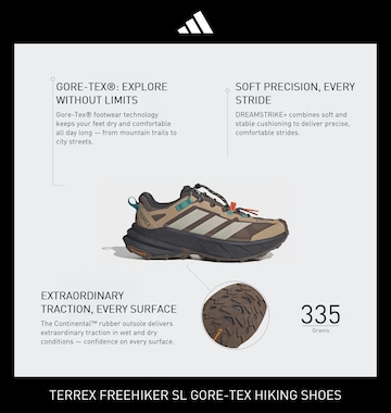 ADIDAS TERREX Polobotky 'Freehiker SL' – hnědá