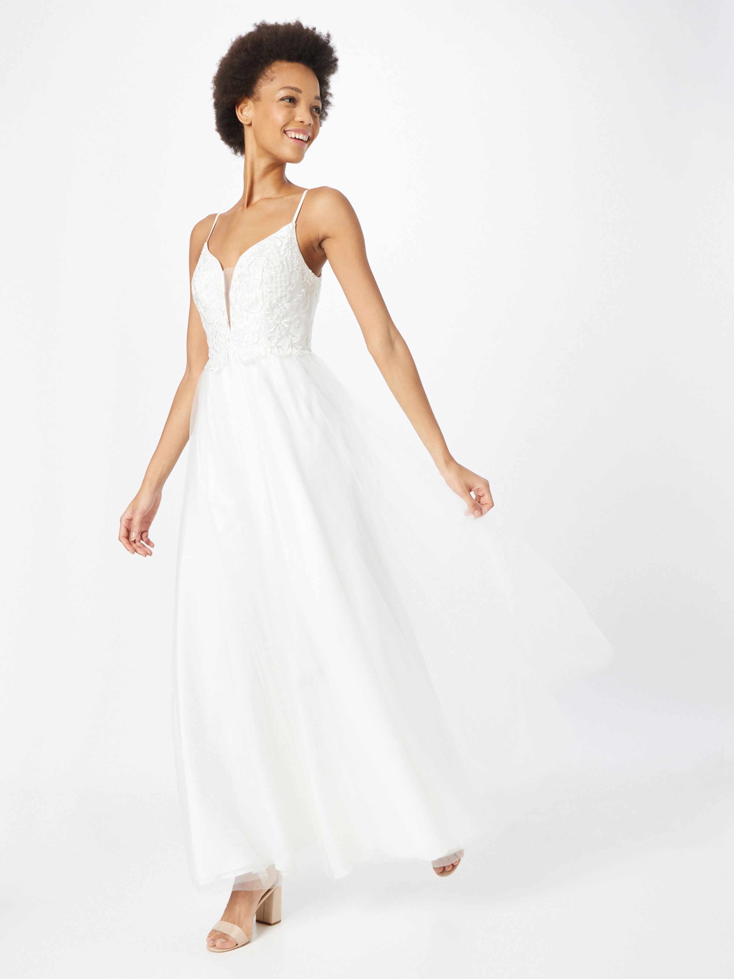 Frauen Kleider Laona Kleid in Weiß - XR07617