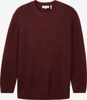 Pull-over TOM TAILOR Men + en rouge : devant