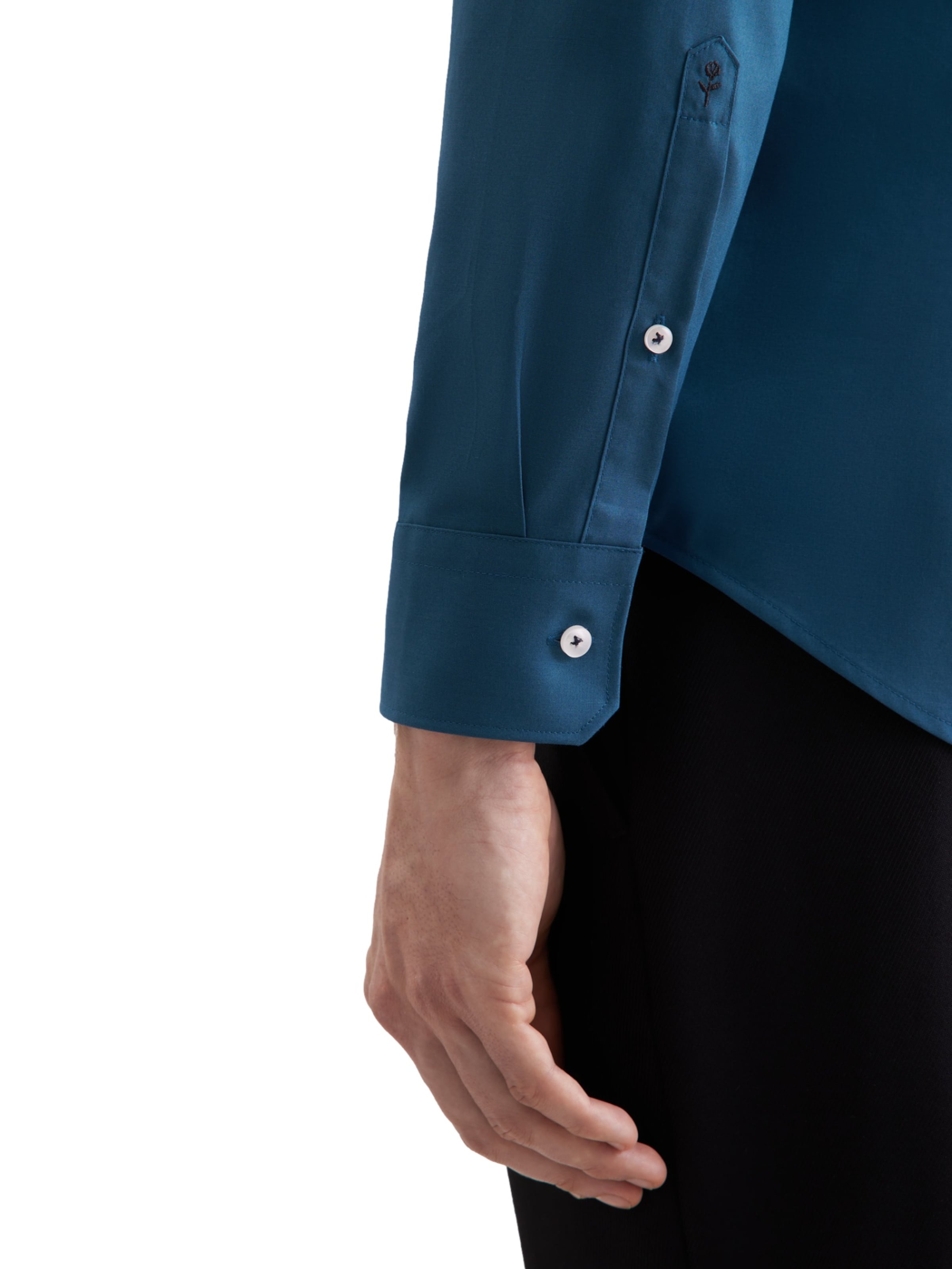 Slim fit Camicia 'New Kent Patch 5' di SEIDENSTICKER in blu