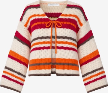 SASSYCLASSY Strickjacke in Orange: Vorderseite