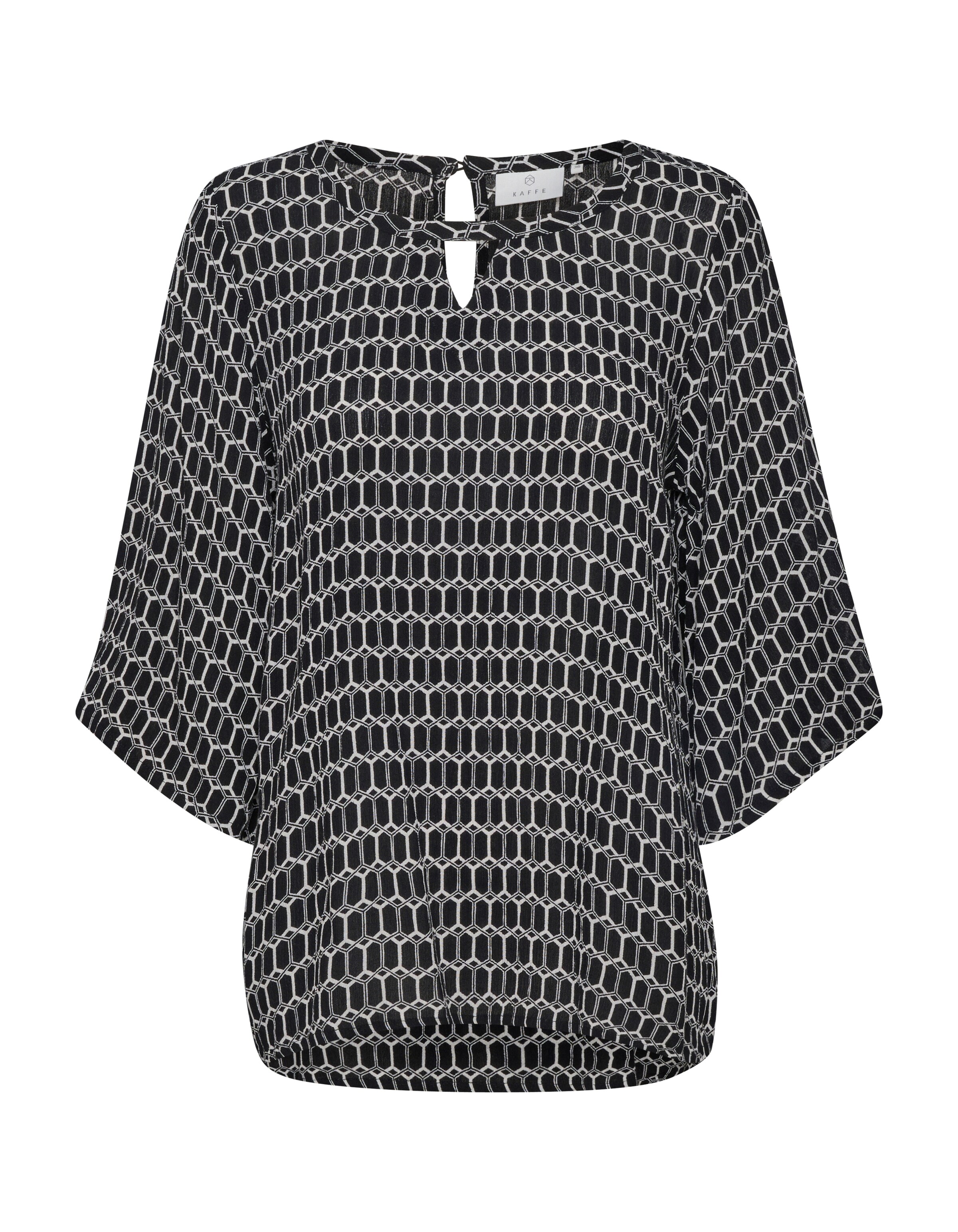 Camicia da donna 'Hildur' di Kaffe in nero: frontale