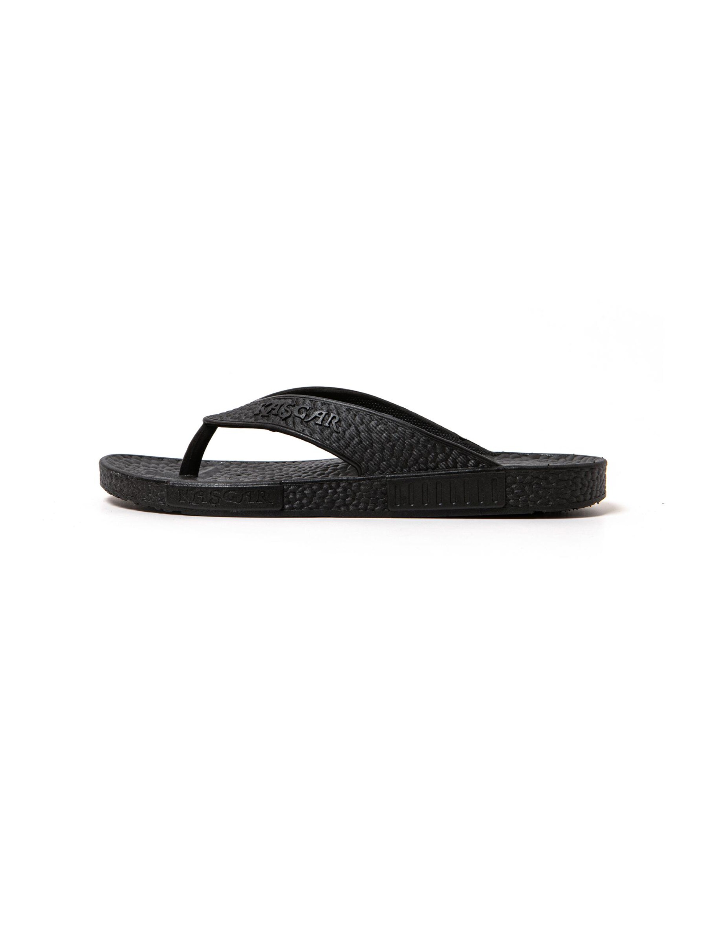 Brasileras Strand-/Badeschuh 'Gummix' in Schwarz: Vorderseite