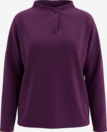 Ulla Popken Sweatshirt in Lila: Vorderseite