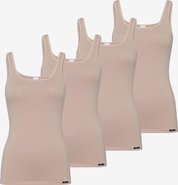 Haut ' Cotton Advantage ' Skiny en beige : devant