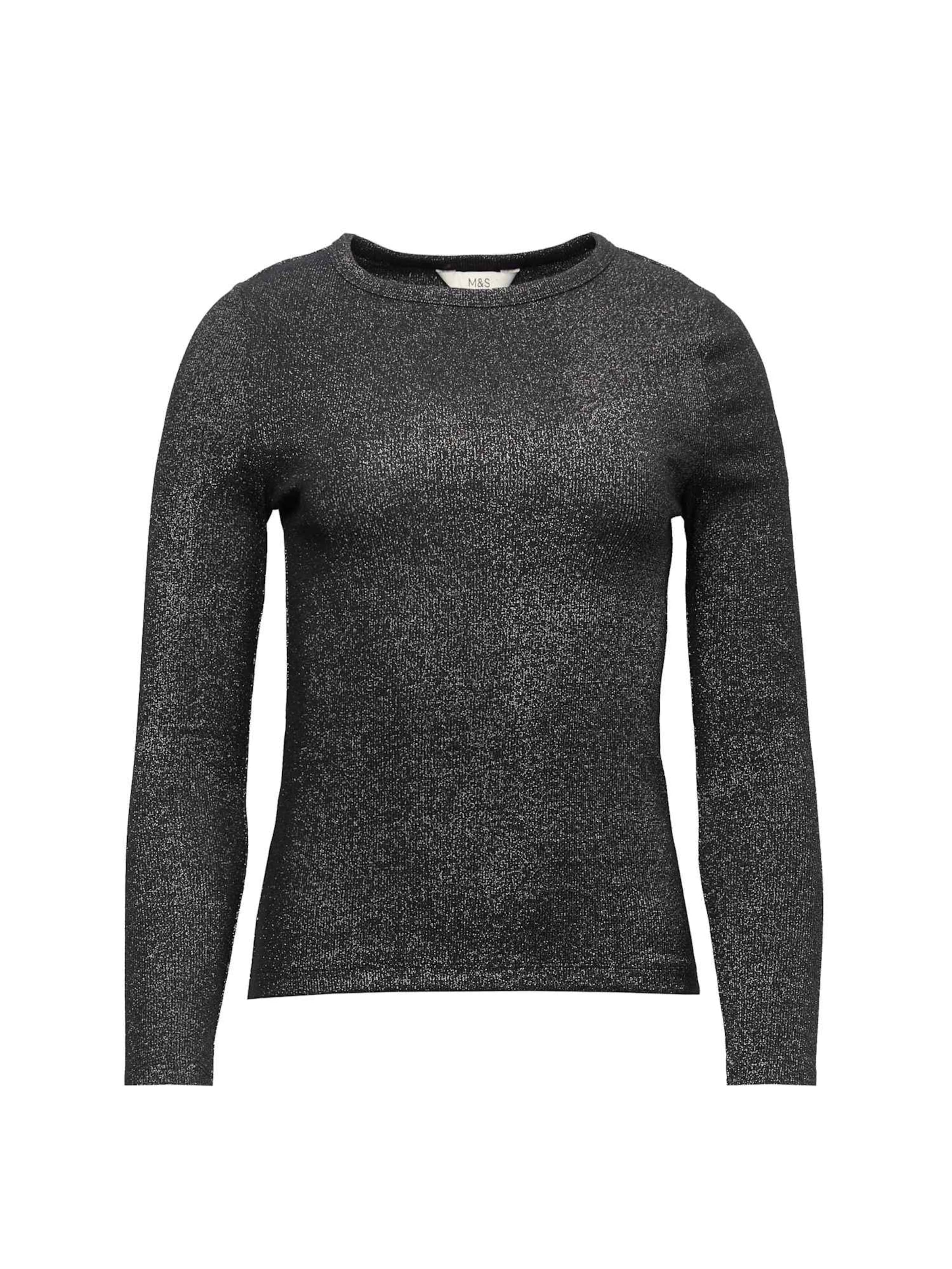 Marks & Spencer Shirt in Schwarz: Vorderseite