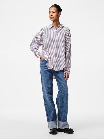 PIECES Bluse 'PCFemme' i blå