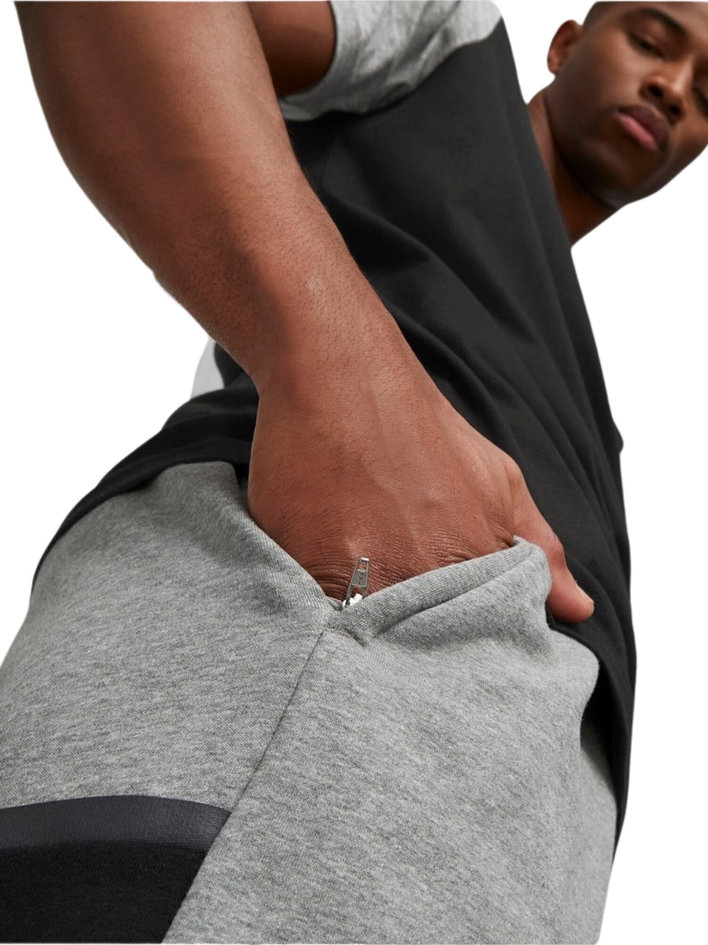 PUMA regular Sportsbukser 'Team Cup' i grå