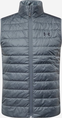 Gilet de sport UNDER ARMOUR en gris : devant