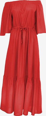 raudona VIVID Vasarinė suknelė: priekis