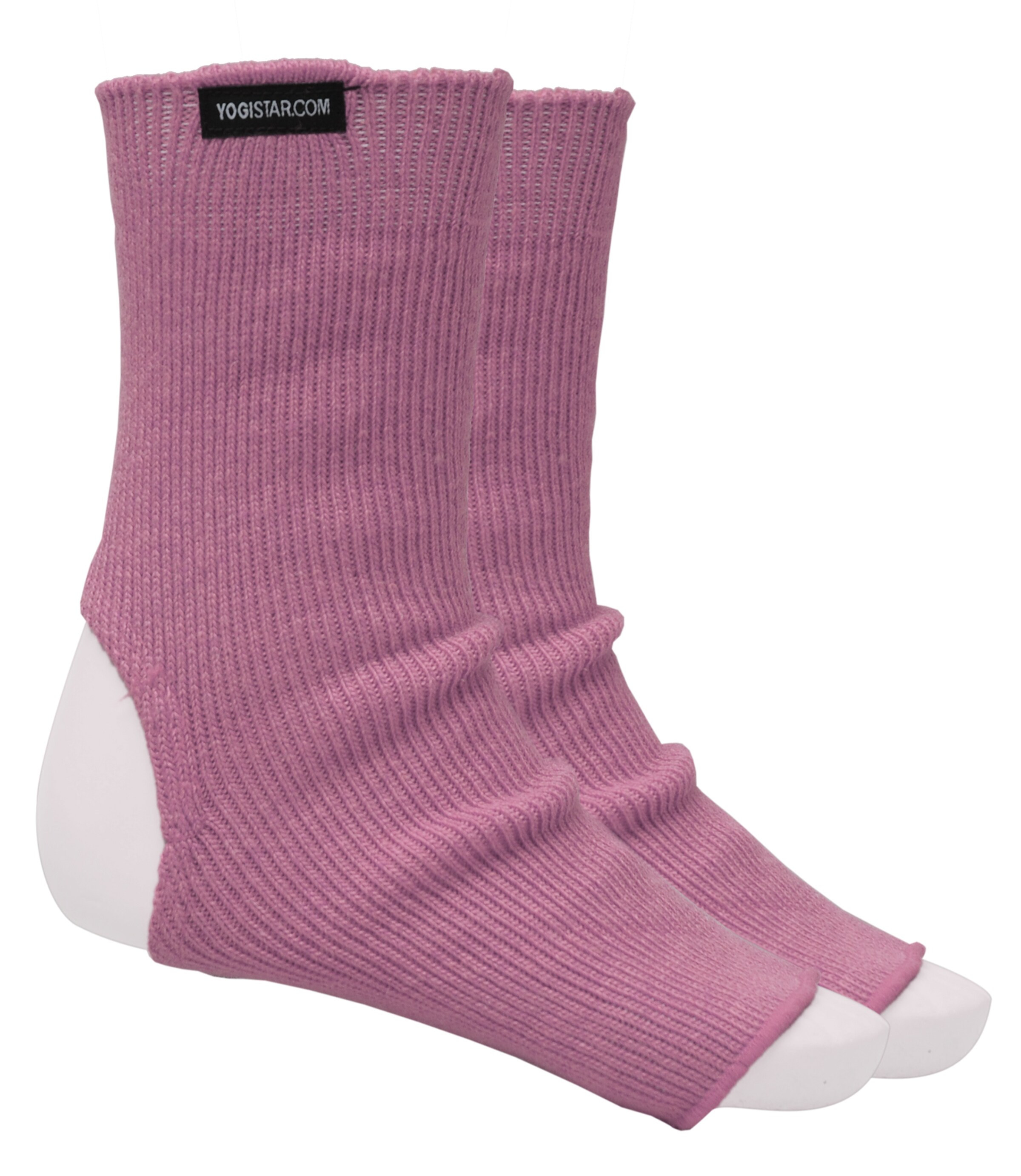 YOGISTAR.COM Yoga-socken in Pink: Vorderseite