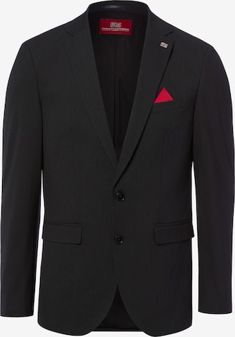 Finshley & Harding London Slim Fit Sakko in Grau: Vorderseite