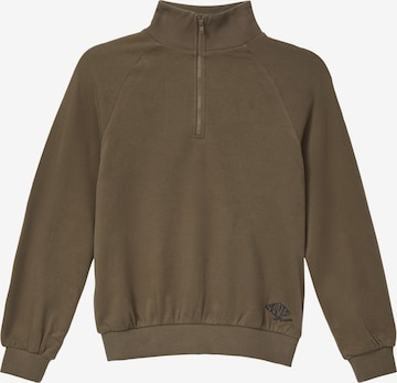 s.Oliver Sweatshirt in Braun: Vorderseite