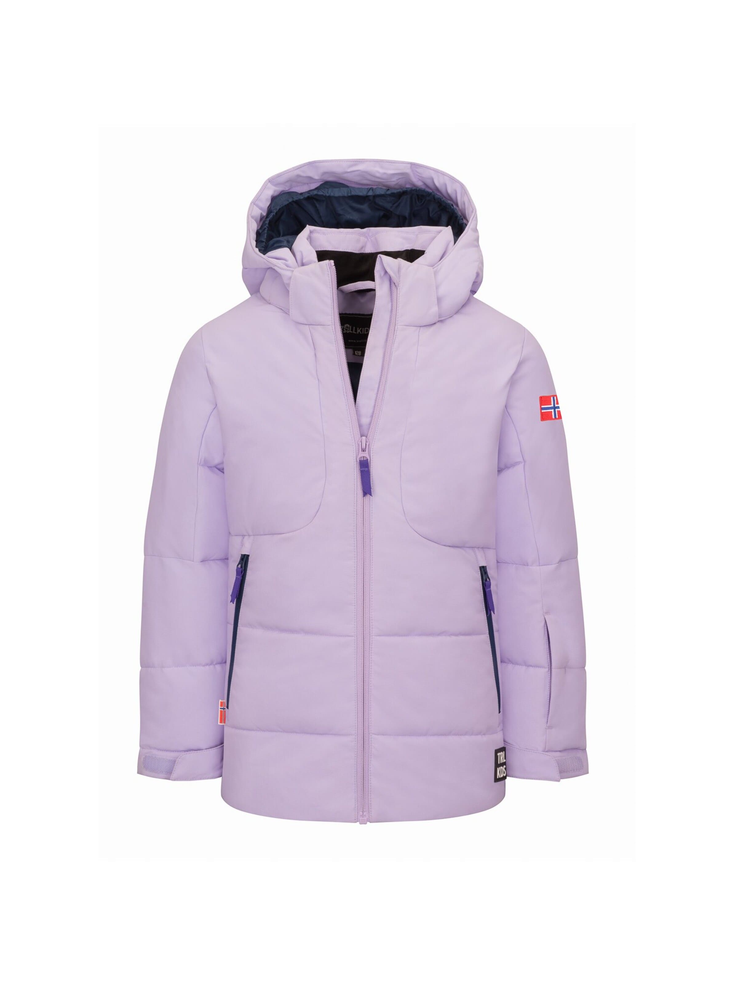 TROLLKIDS Outdoor jacket in Purple: front